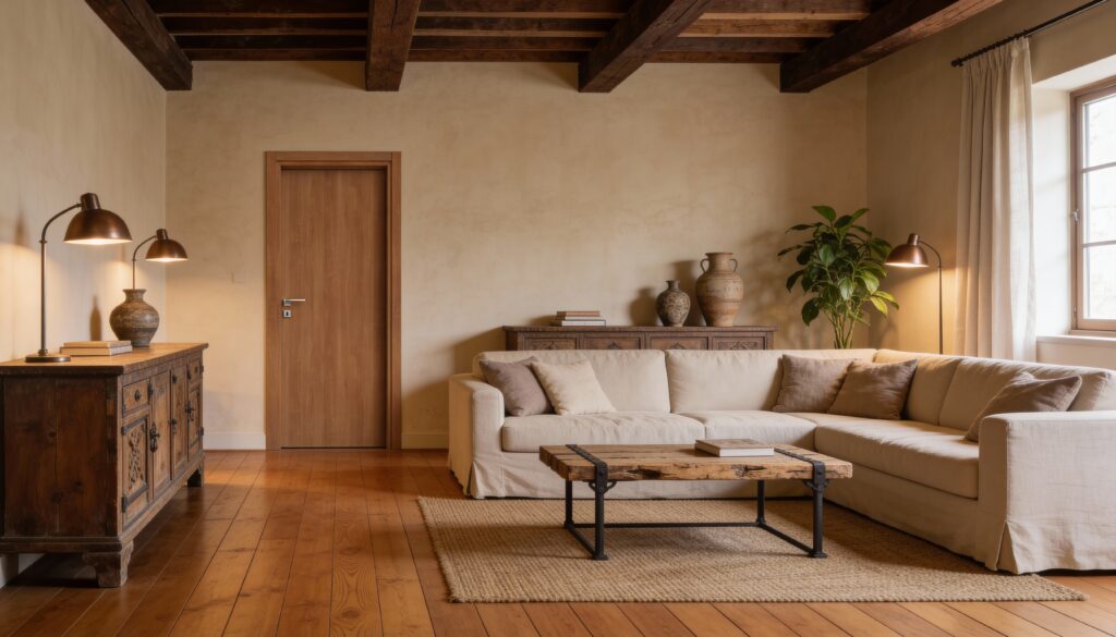 Collezione: Tech, Modello: 60L, Finitura: Noce Biondo, Maniglia: Brera Cromo lucido.
